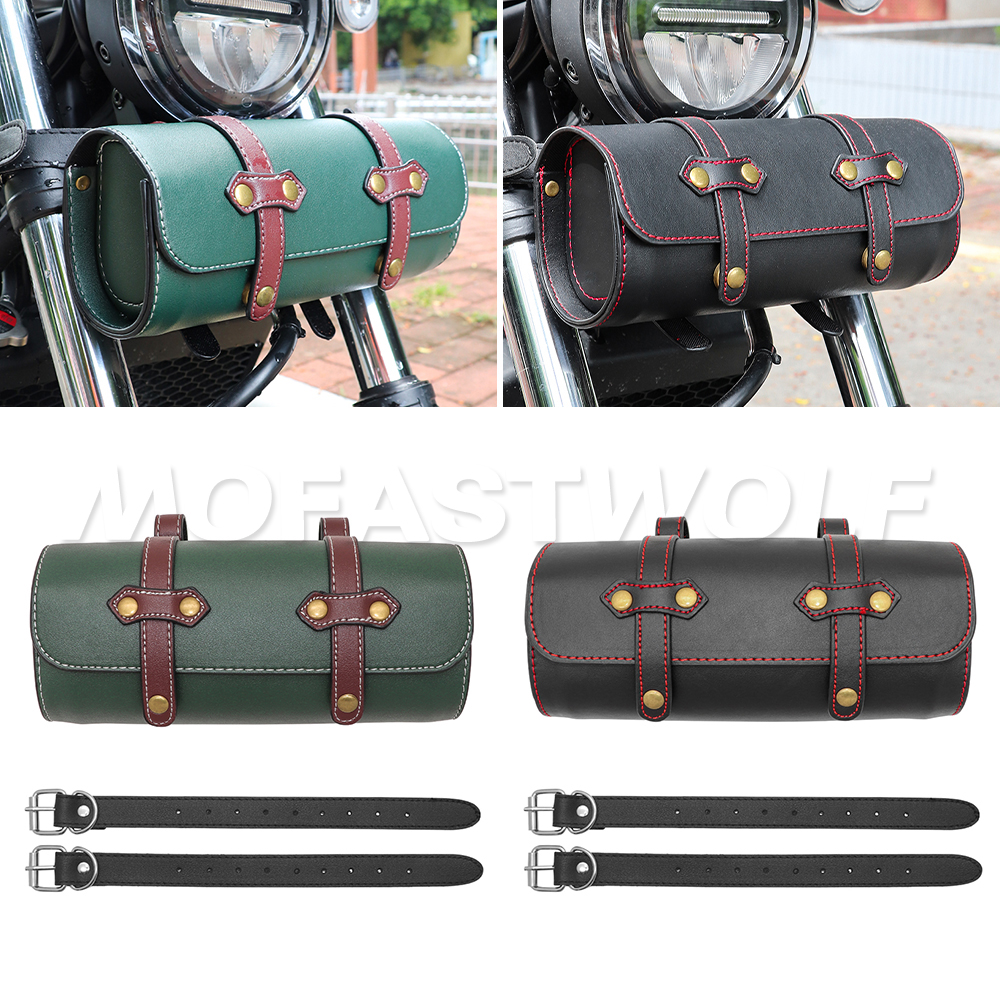 Leatherwork Tools - Motorcycle Universal Bag Saddlebags PU Leather