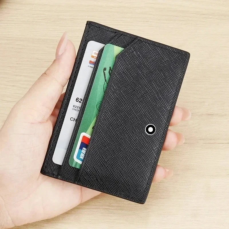 Leatherwork Wallet - Busine Sle Card Holder Wallet Men