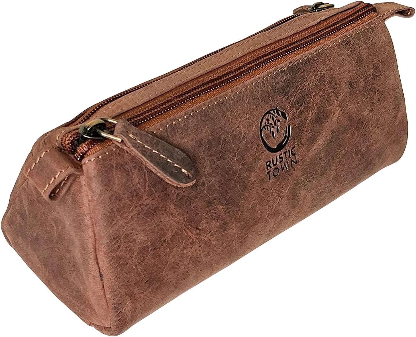 Leatherwork Images - Leather Pencil Case Full Grain Zippered