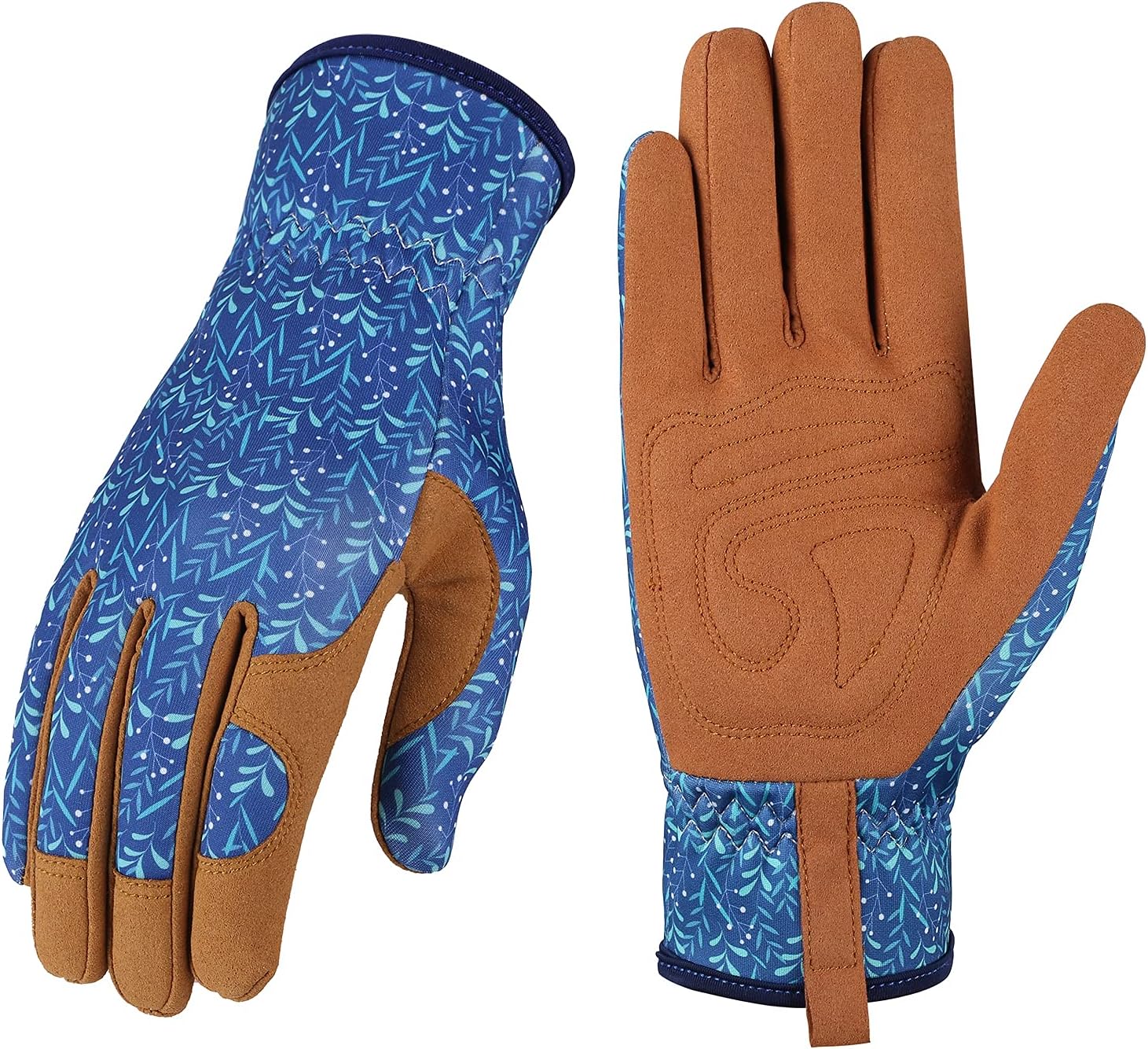 Leatherwork Images - Women's Leather Gardening Gloves for Weeding,