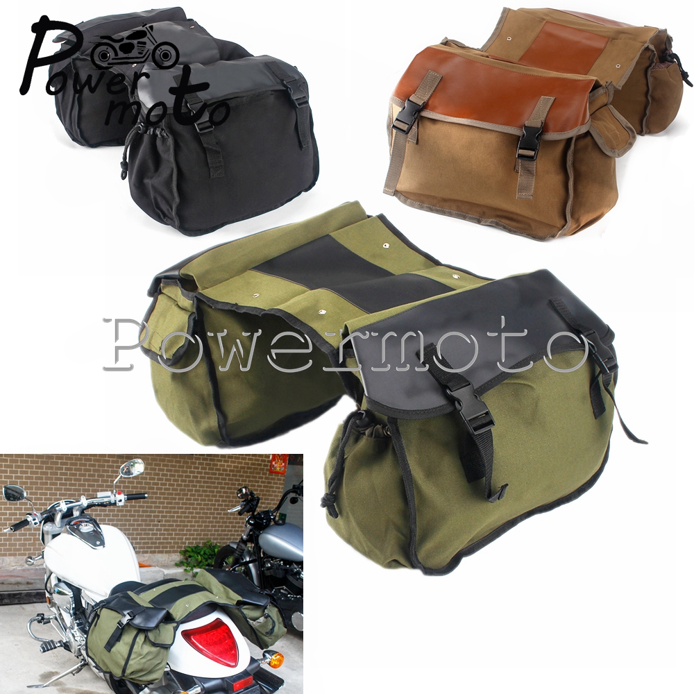 Leatherwork Tools - Universal Moto Saddle Bag Motorbike Waterproof