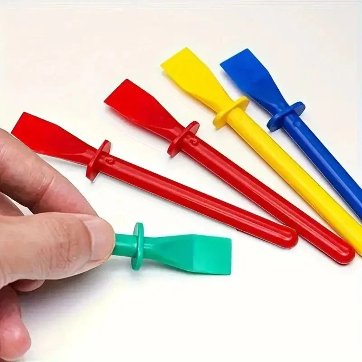Leatherwork Art - 10Pcs Polypropylene Glue Spreaders, Multifunctional Glue