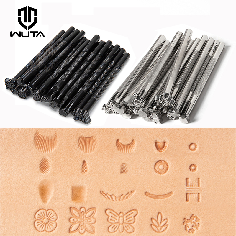 Leather Stamp Set - WUTA Leather Stamping Tools Skin Stamps