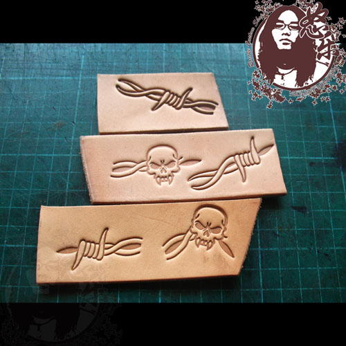 5pcs/set Skull Style Leather S - Leather Stamp Set avis et prix