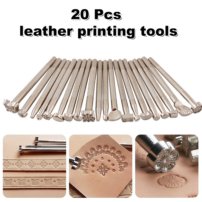 20Pcs Leather Stamping Tools L - Leather Stamp Set avis et prix