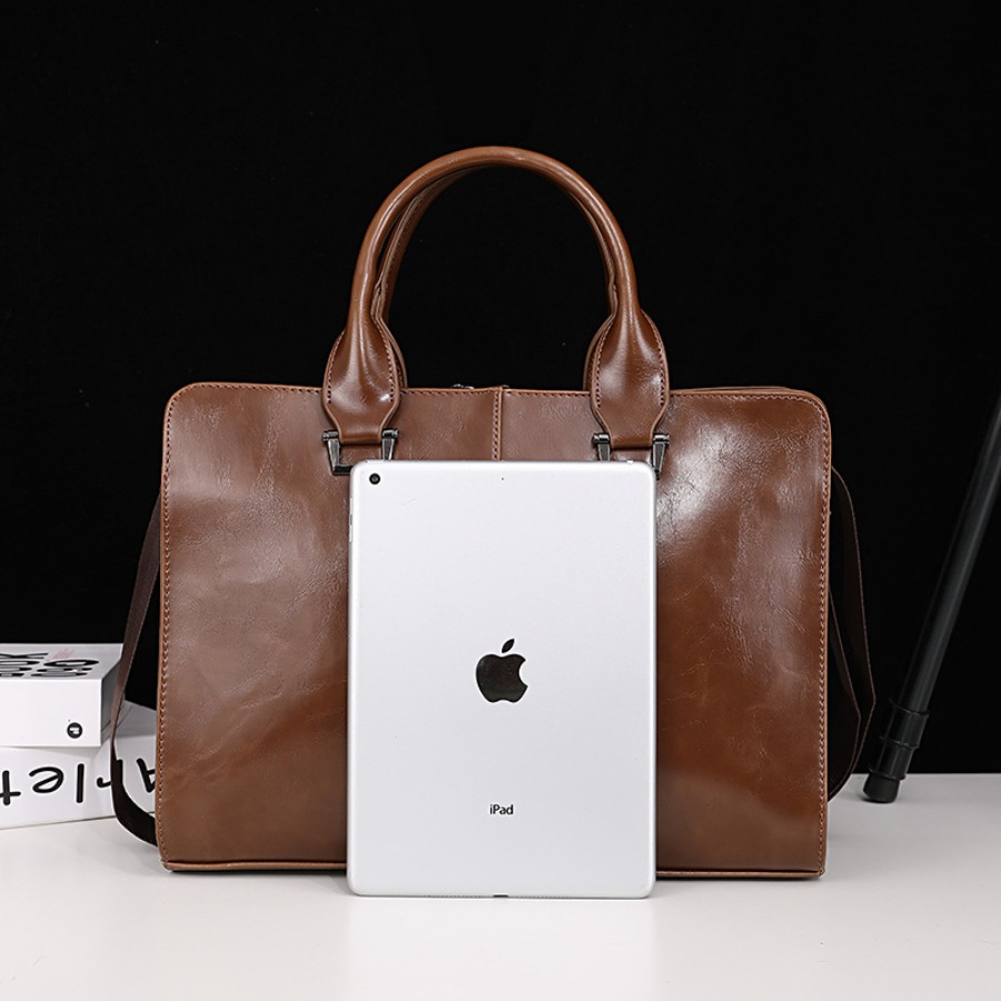 【New Arrival】Vintage Brown Lea - Leather Work Handbags avis et prix