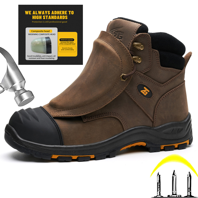 Genuine leather Work Safety Bo - Leather Work Fabric avis et prix