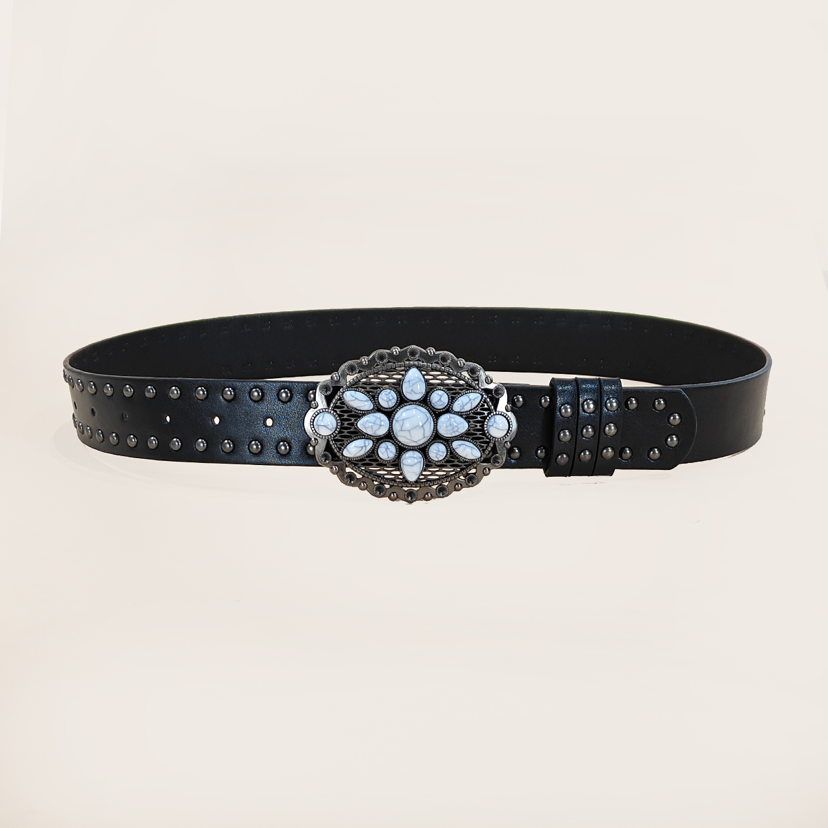 Men and women's casual Punk Ri - Leather Work Western avis et prix