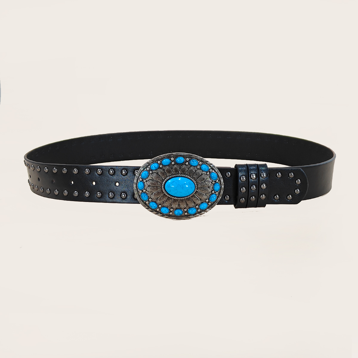 Men and women's casual Punk Ri - Leather Work Western avis et prix