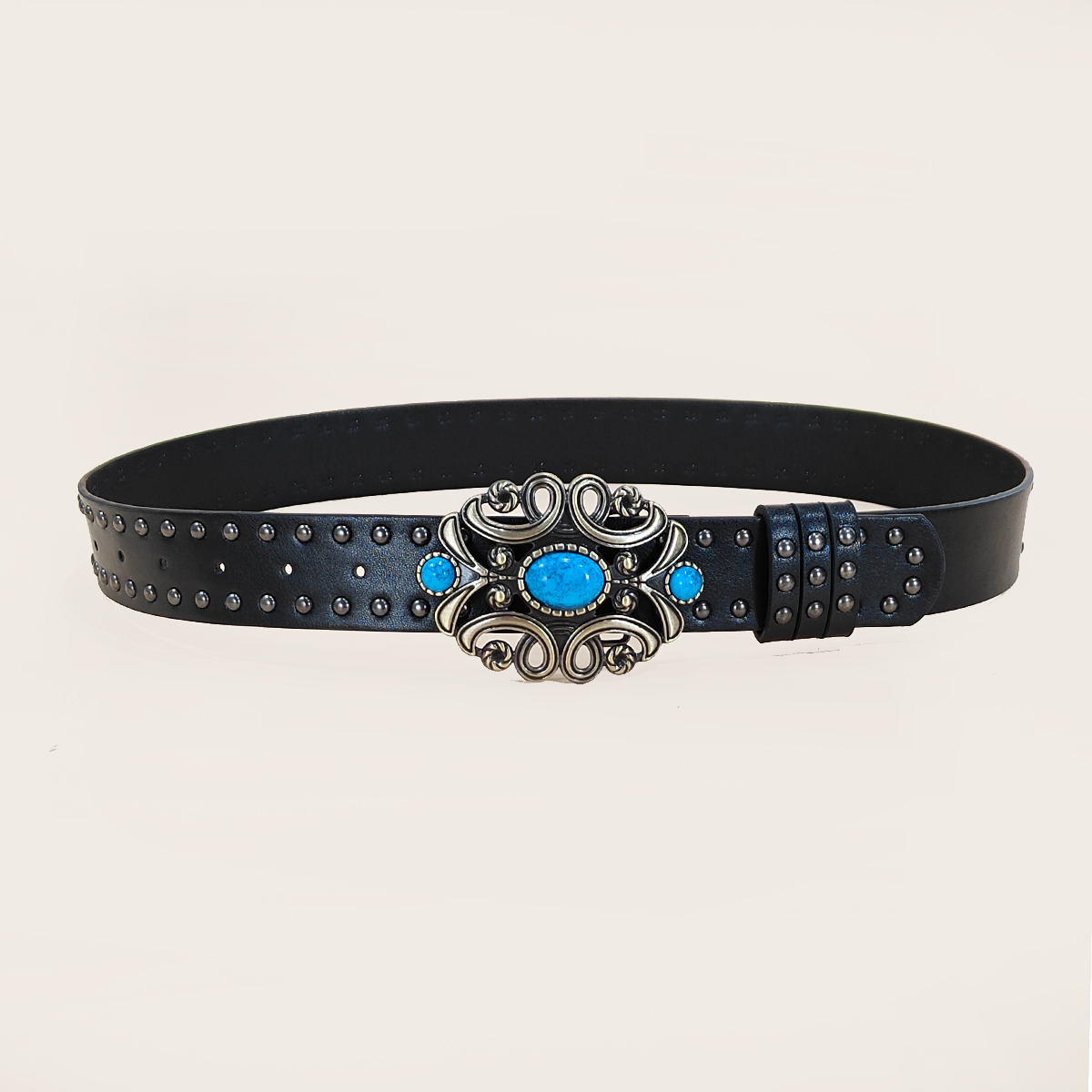 Men and women's casual Punk Ri - Leather Work Western avis et prix