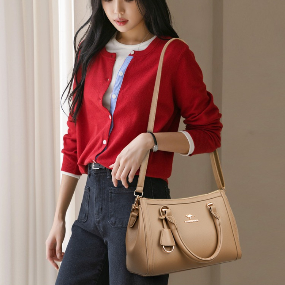 Kangaroo Brand Soft Pu Leather - Leather Work Handbags avis et prix