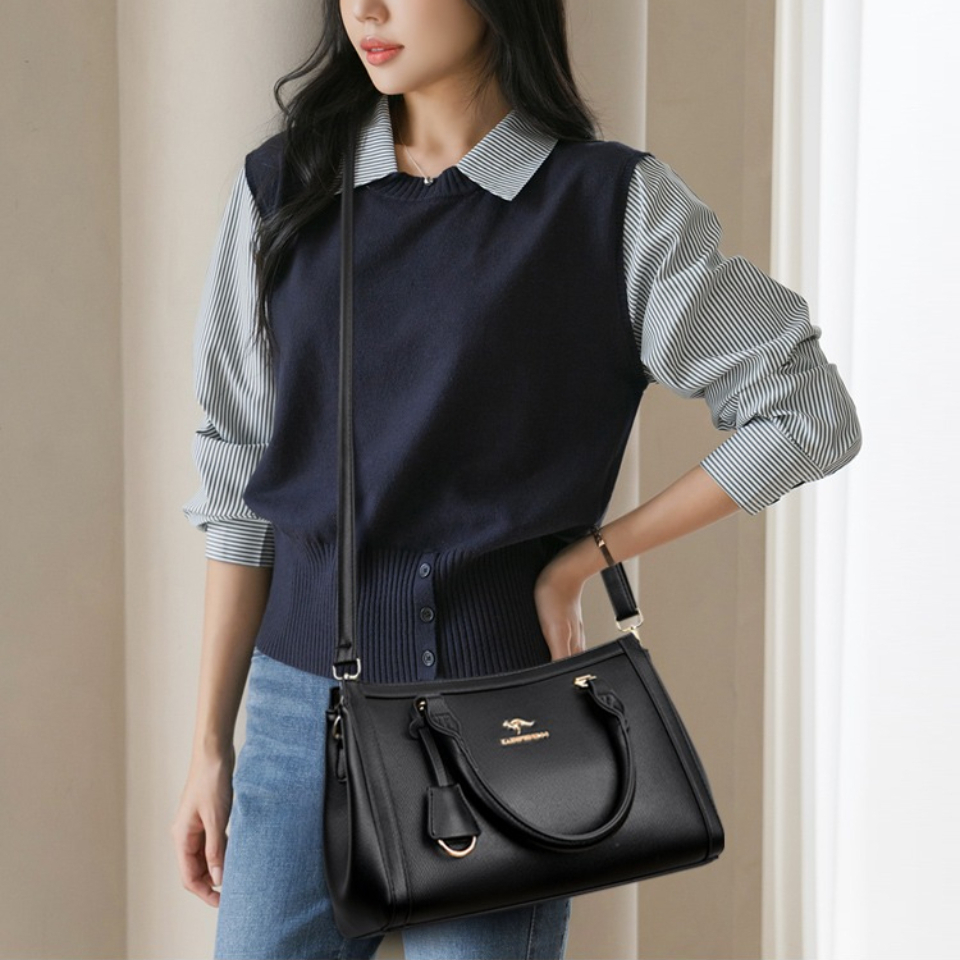 Kangaroo Brand Soft Pu Leather - Leather Work Handbags avis et prix