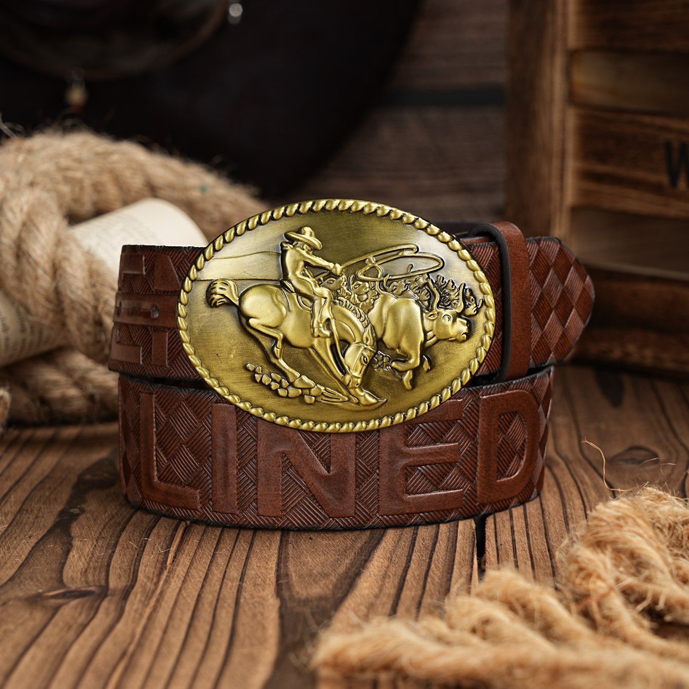 A men's and women's casual ret - Leather Work Western avis et prix