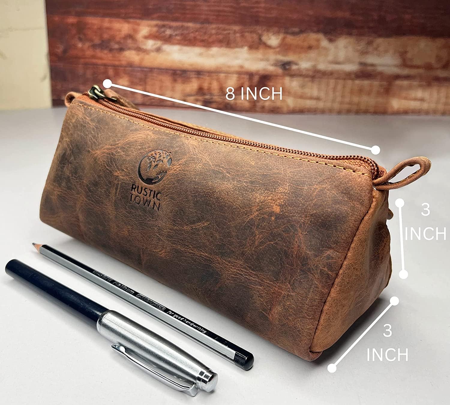 Leather Pencil Case Full Grain - Leatherwork Images avis et prix