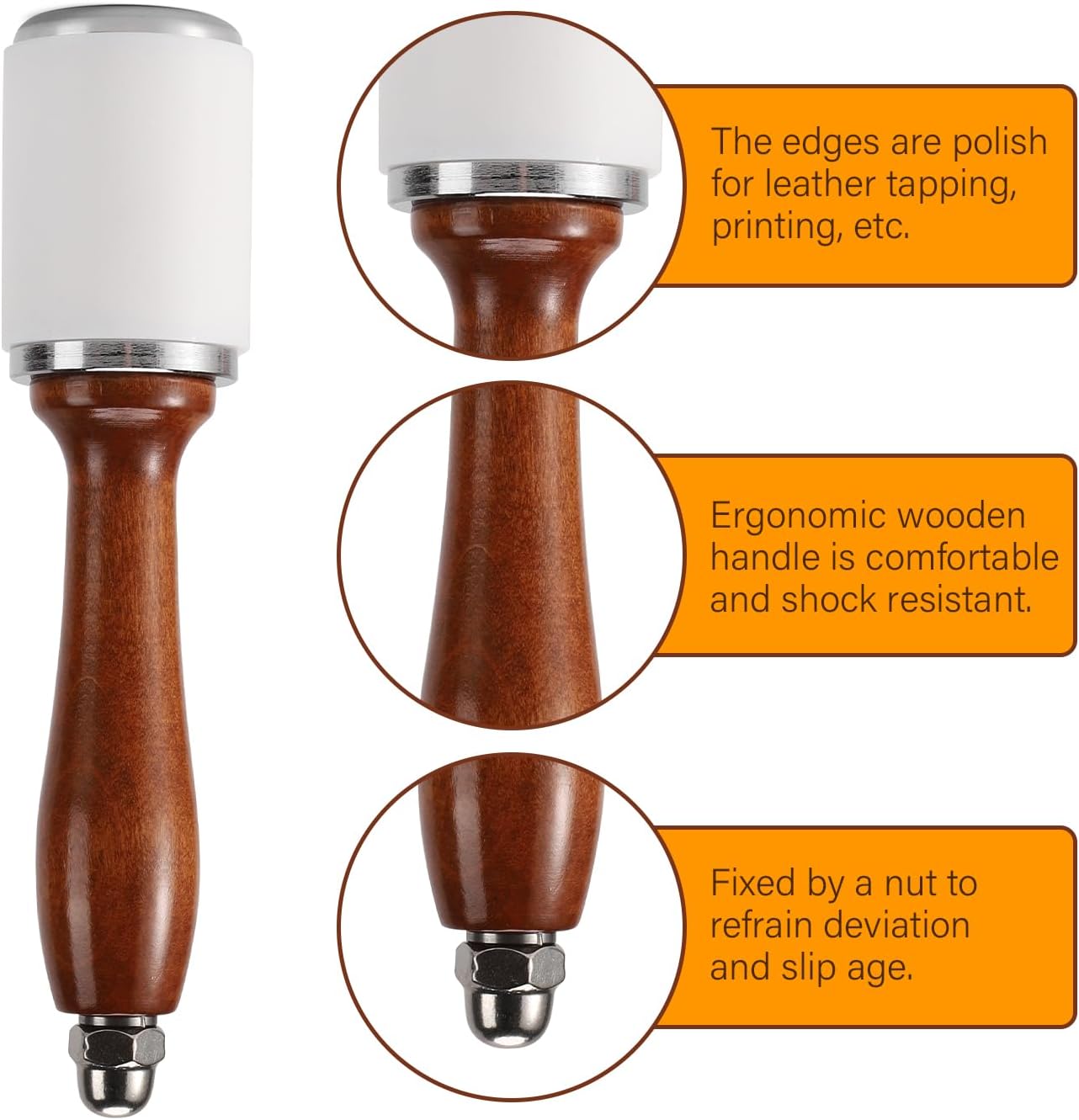 Leather Carving Hammer Nylon H - Leatherwork Images avis et prix