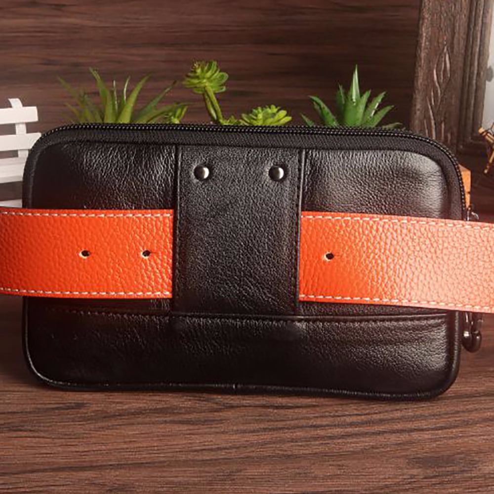 Men Clutch Waist Pack Bag Cell - Leatherwork Wallet avis et prix