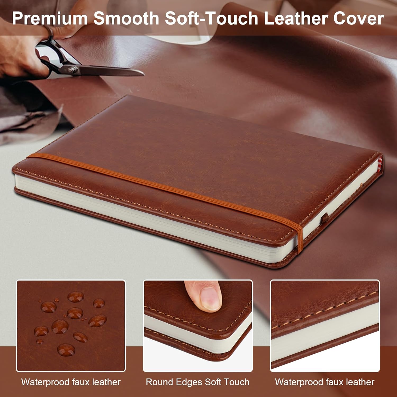 6 Pack Lined Journal Notebooks - Leatherwork Images avis et prix