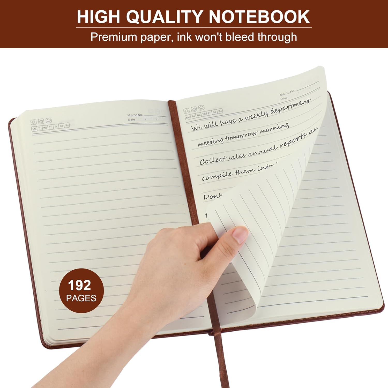 6 Pack Lined Journal Notebooks - Leatherwork Images avis et prix