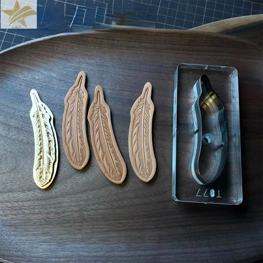 Feather Shape Brass Stamp Cutt - Leather Stamp Set avis et prix