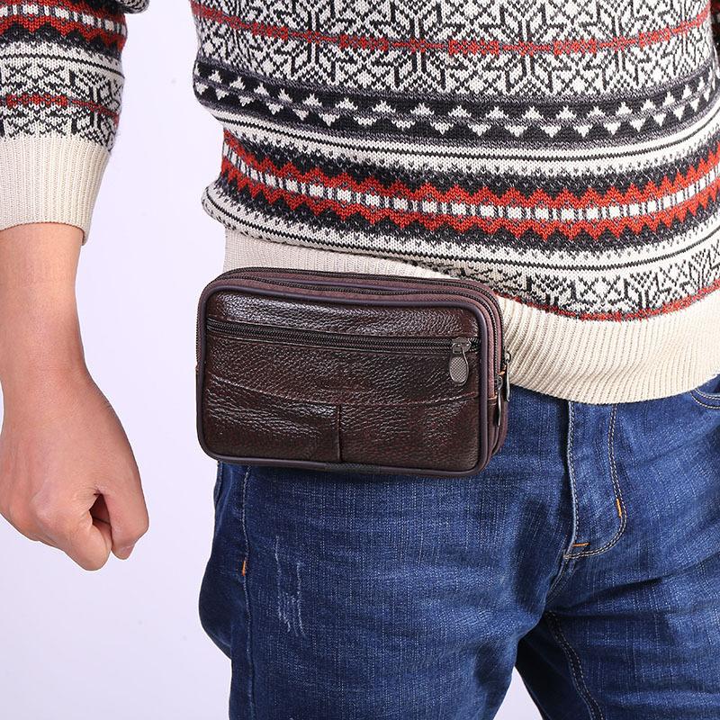 1PC Leather Hand Bags For Men  - Leatherwork Wallet avis et prix