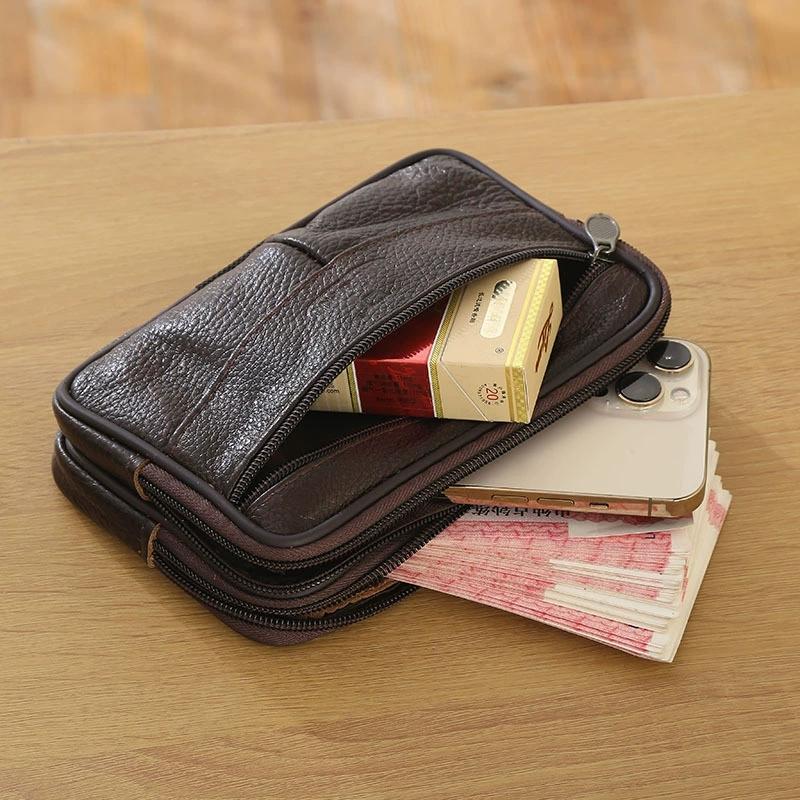 1PC Leather Hand Bags For Men  - Leatherwork Wallet avis et prix