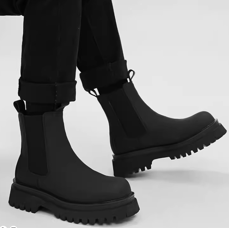 Men Lug Boots Classic England  - Leather Work Western avis et prix