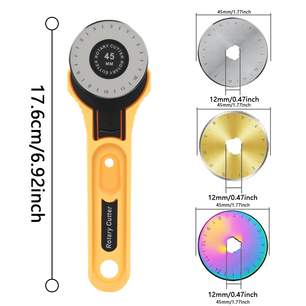 45mm Rotary Fabric Cutter Leat - Leatherwork Tools avis et prix
