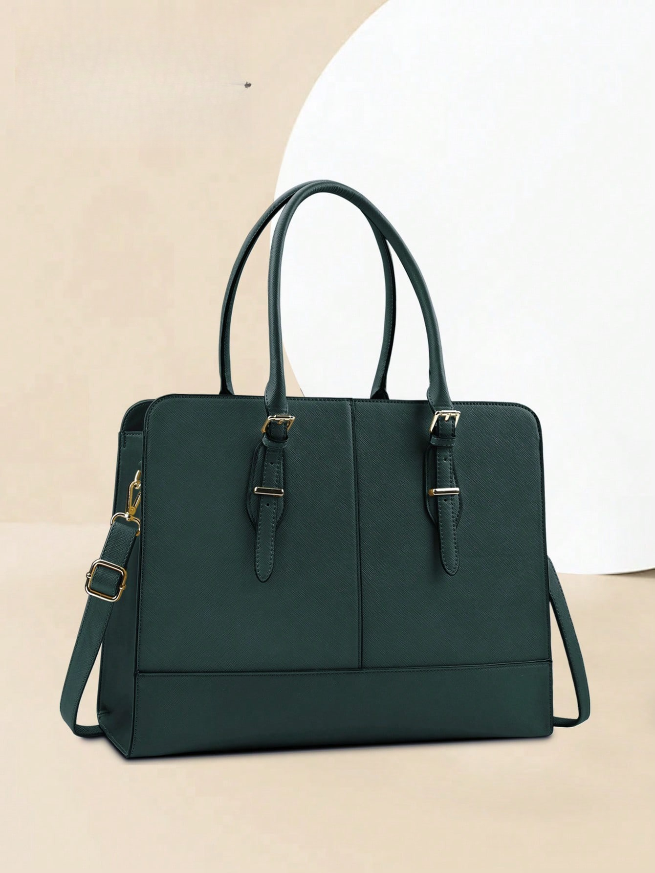15.6 Inch Leather Laptop Tote  - Leather Work Handbags avis et prix