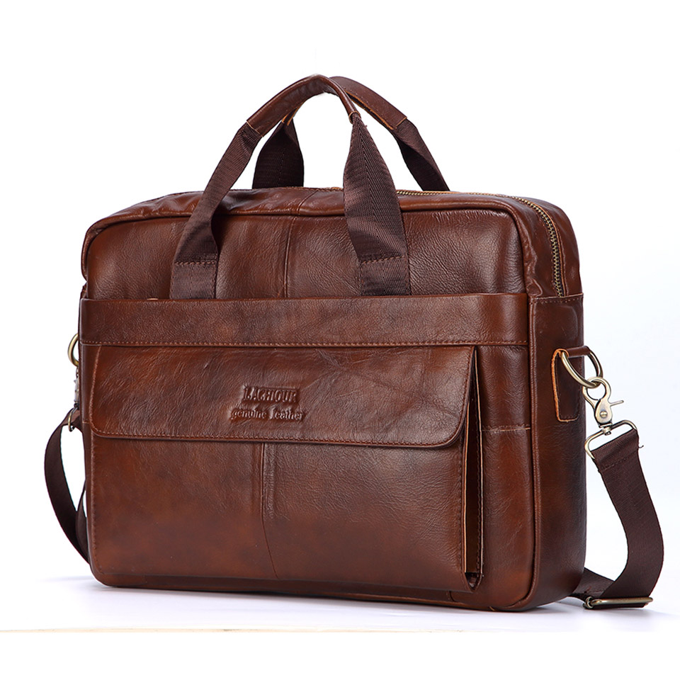 Men Genuine Leather Handbag Fa - Leather Work Handbags avis et prix