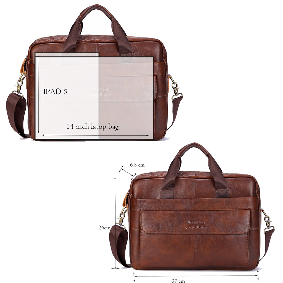 Men Genuine Leather Handbag Fa - Leather Work Handbags avis et prix