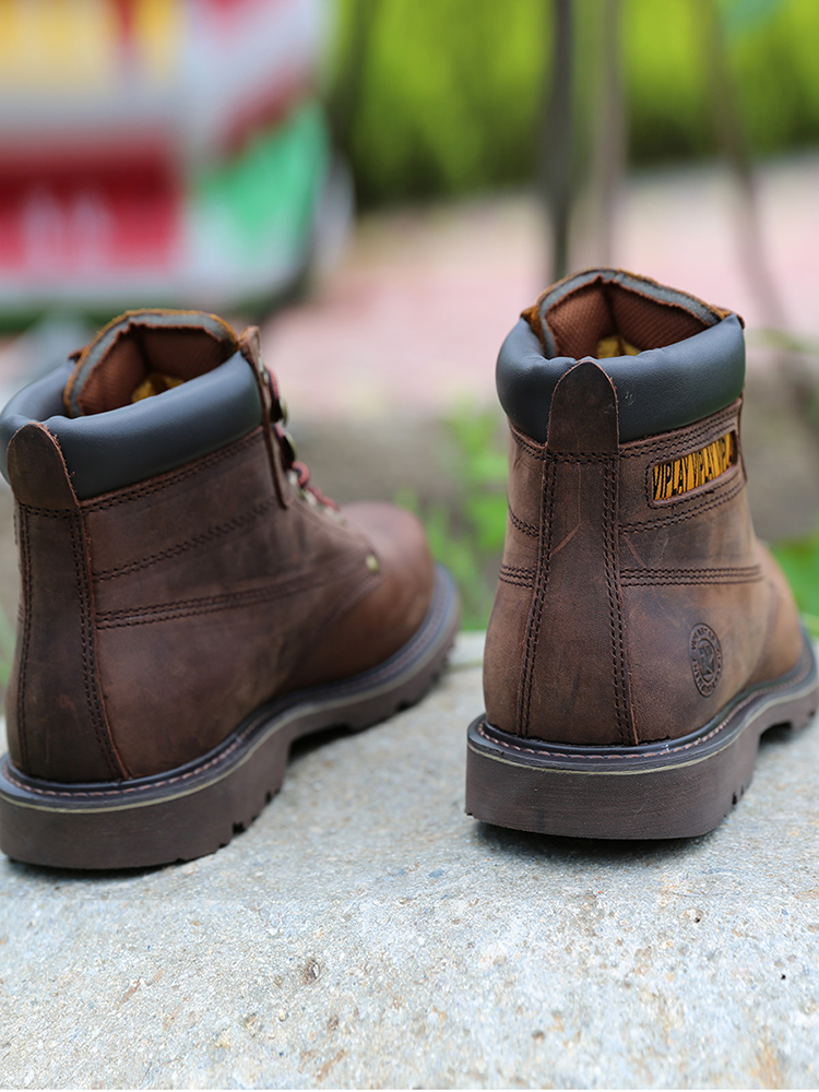 Men's Genuine Leather Boots  C - Leather Work Western avis et prix