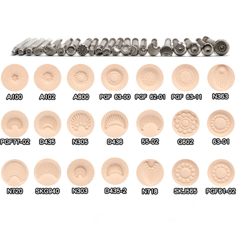 1Pcs DIY Leather Craft Alloy M - Leather Stamp Set avis et prix