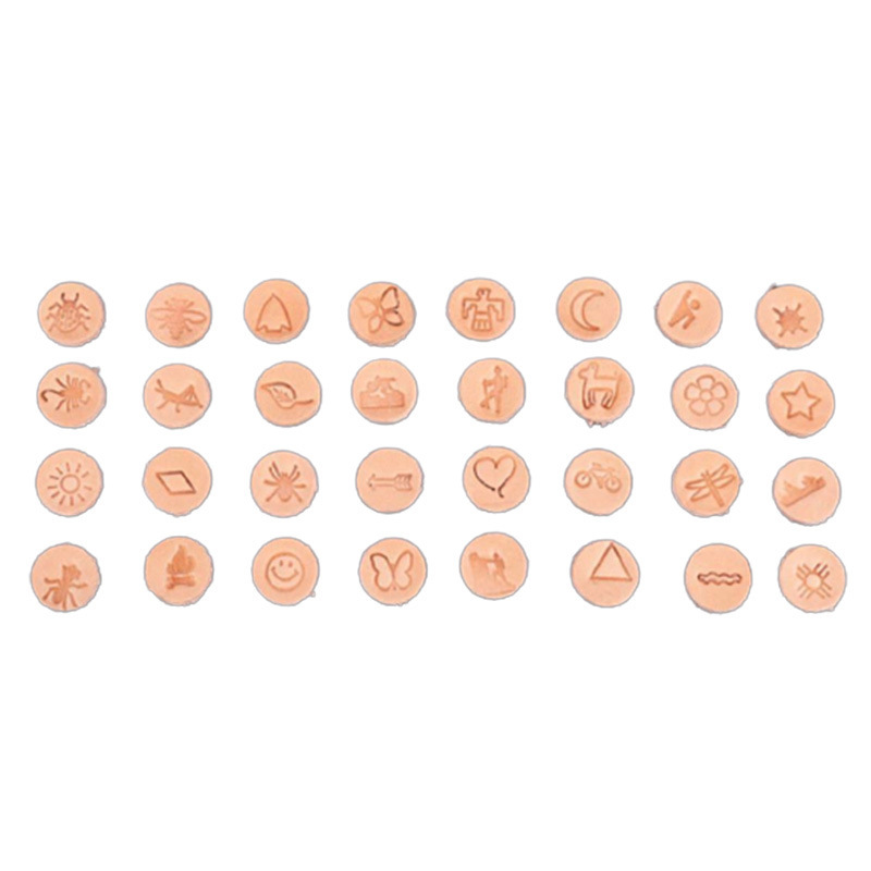 32pcs/set Steel Die Metal Stam - Leather Stamp Set avis et prix
