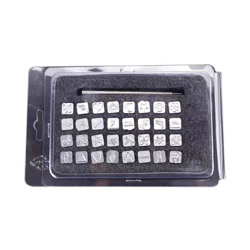 32pcs/set Steel Die Metal Stam - Leather Stamp Set avis et prix