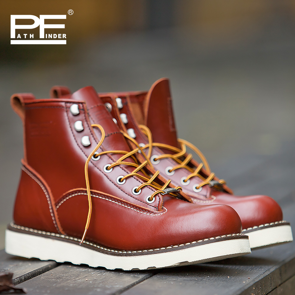 pf Men's Fashion Genuine Leath - Leather Work Western avis et prix