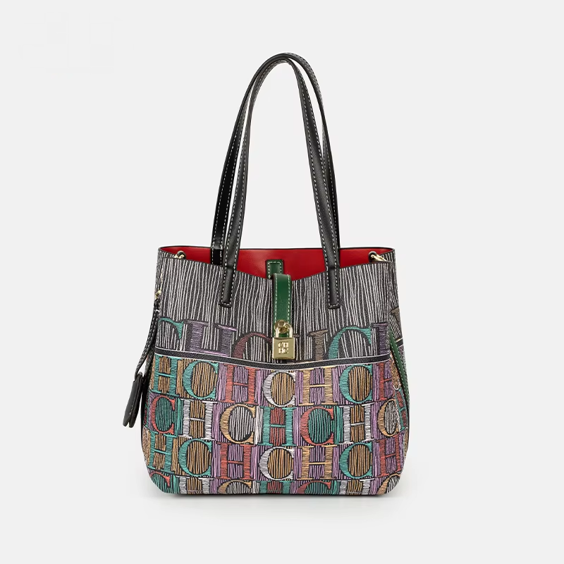 CH Art Color Printed Handbag S - Leatherwork Art avis et prix
