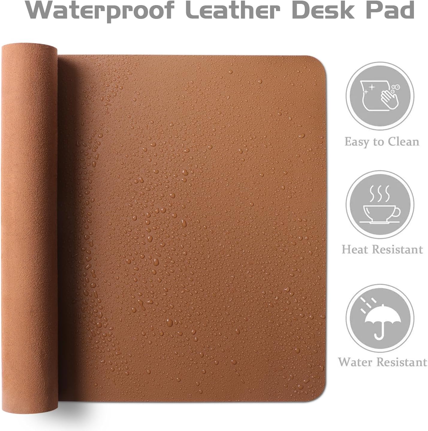 Large Leather Desk Pad Protect - Leatherwork Images avis et prix