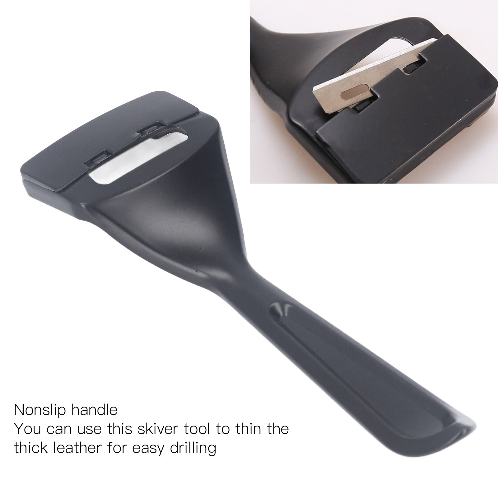 Leather Skiving Knife 3 Blades - Leather Edge Beveler avis et prix