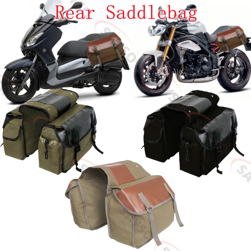 Canvas Leather Rear Saddlebag  - Leatherwork Tools avis et prix