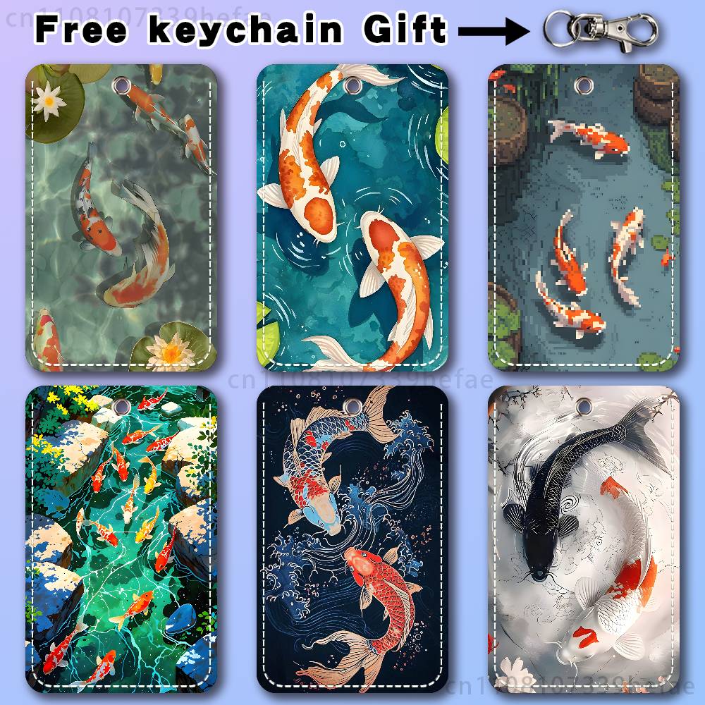 Koi Carp Painting Art Holder F - Leatherwork Art avis et prix