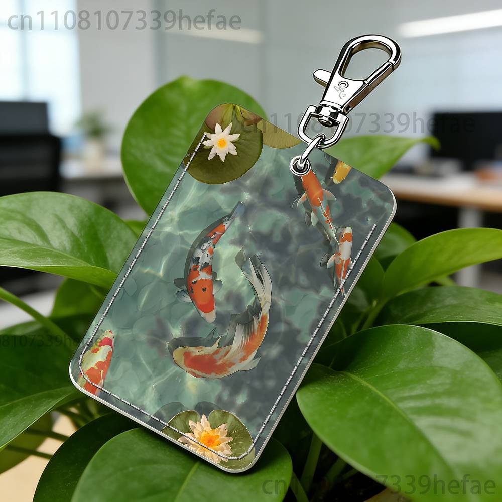 Koi Carp Painting Art Holder F - Leatherwork Art avis et prix