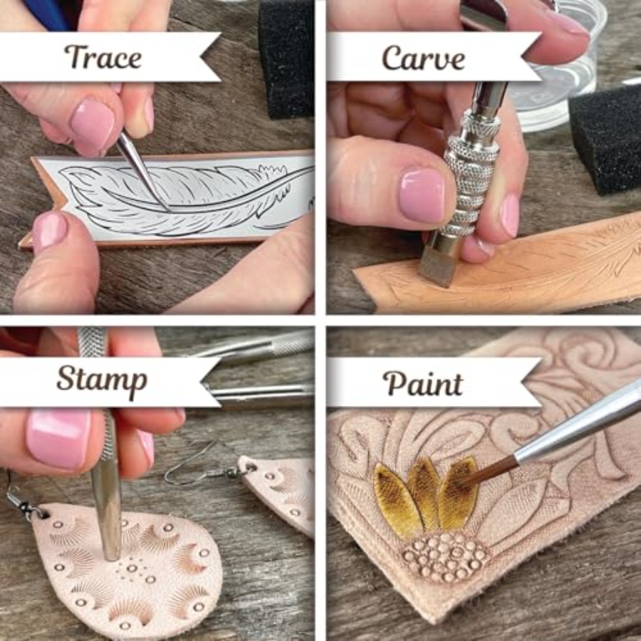 Leather Working Kit Leather To - Leatherwork Art avis et prix