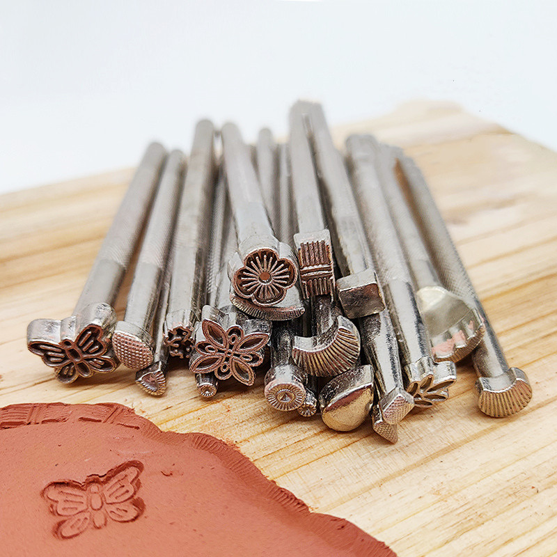 20PCS Pottery Stamps for Embos - Leather Stamp Set avis et prix