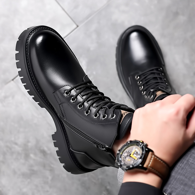 Men Classic Genuine Leather Bo - Leather Work Fabric avis et prix