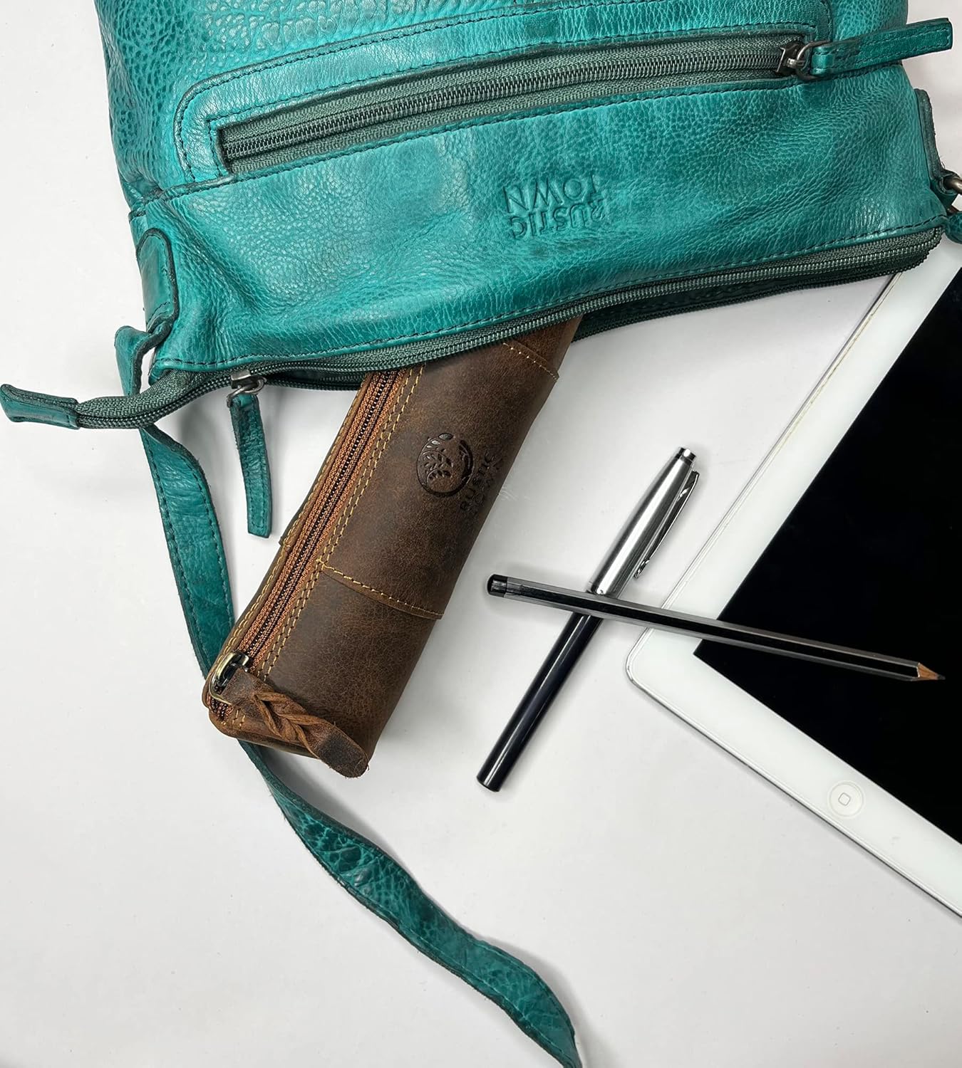 Leather Pencil Case with Full  - Leatherwork Images avis et prix