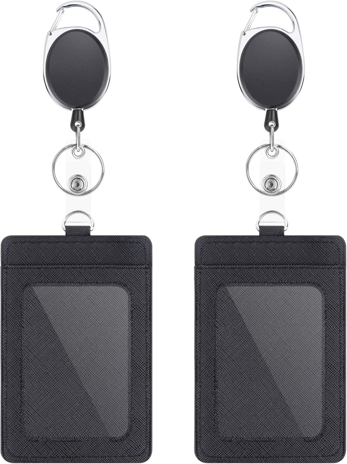 2 Pack Leather ID Badge Holder - Leatherwork Images avis et prix