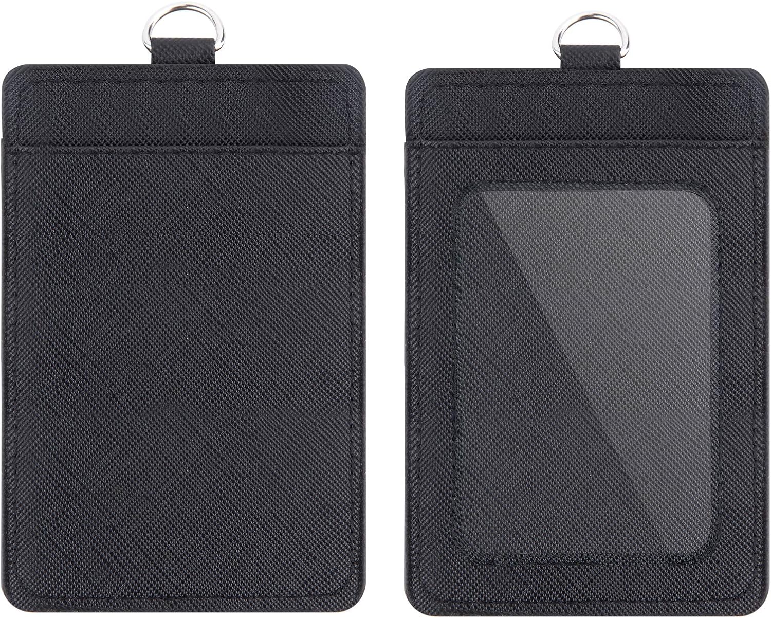 2 Pack Leather ID Badge Holder - Leatherwork Images avis et prix