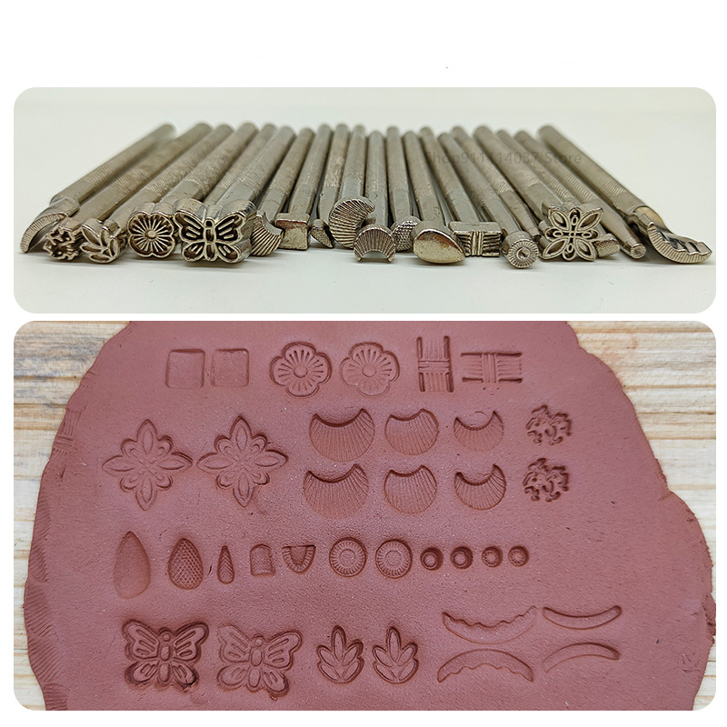 Pottery Stamps for Embossing L - Leather Stamp Set avis et prix