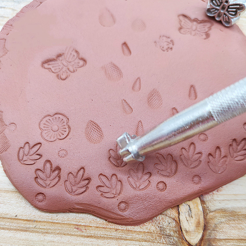 Pottery Stamps for Embossing L - Leather Stamp Set avis et prix