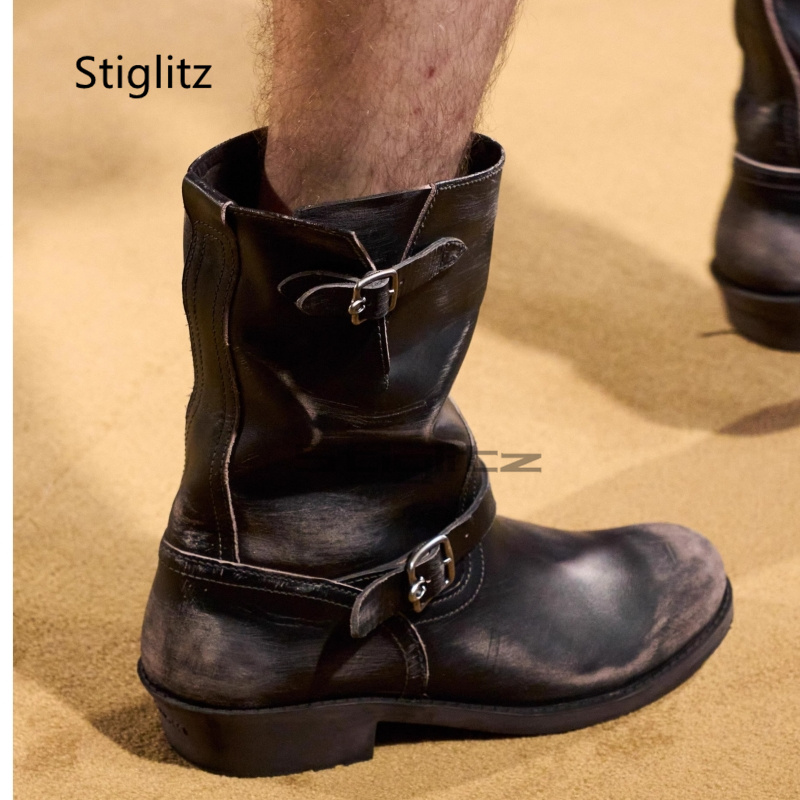 Retro Western Cowboy Boots for - Leather Work Western avis et prix